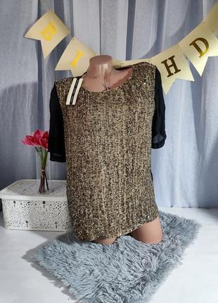 Блуза нова з пайетками