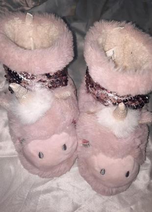 Капці дитячі єдиноріг