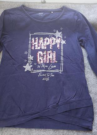 Футболка на длинный рукав 146-152