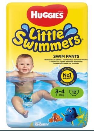 Подгузники-трусики детские huggies размер 3-4 вес 7-15 кг
