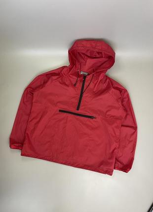 Червоний легкий анорак kag bag weatherwear, вітрівка, дощовик, куртка, базовий, однотонний, спортивний