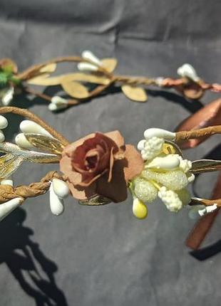 Обруч венчик из лозы