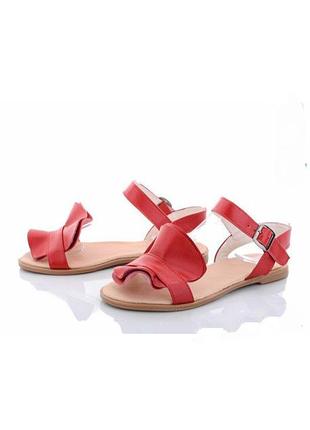 Босоніжки шкіряні жіночі