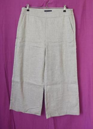 Брюки широкие 55% лён  mark's &spencer раз. 48