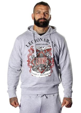 Толстовка leone legionarivs fleece grey m1 фото