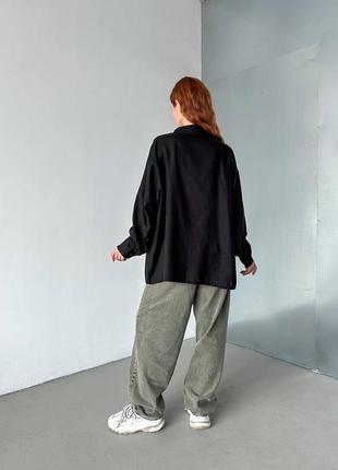 Сорочка оверсайз льон5 фото