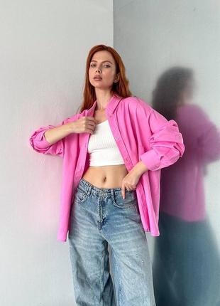 Сорочка оверсайз льон8 фото