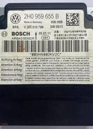 Прошивка блока srs \ airbag \ подушек безопасности, сброс \ чистка \ удаление crash data volkswagen 2h0959655b