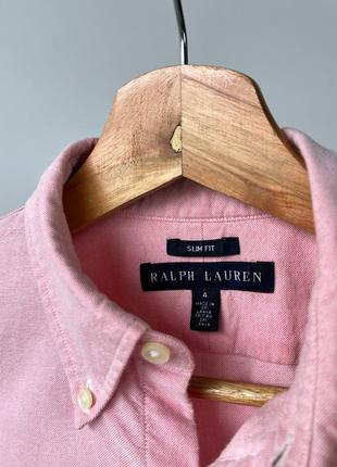 Изысканная женская рубашка oxford от polo ralph lauren3 фото