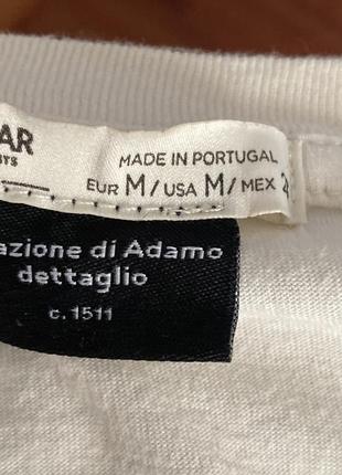 Бавовняна футболка  с картиною michelangelo buonarroti pull&bear  m іспанія 🇪🇸6 фото