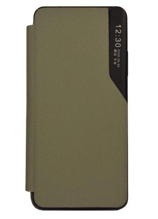 Чехол-книжка business fabric для xiaomi redmi 10 green