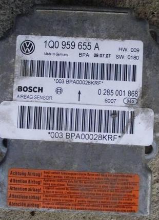 Прошивка блока srs \ airbag \ подушек безопасности, сброс \ чистка \ удаление crash data volkswagen 1q0959655a