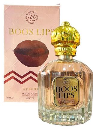 Подарочный набор: туал.вода boos lips 100ml, тушь д/ресниц snail karite, жидкие помады...