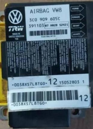 Прошивка блока srs \ airbag \ подушек безопасности, сброс \ чистка \ удаление crash data volkswagen 3c0909605c