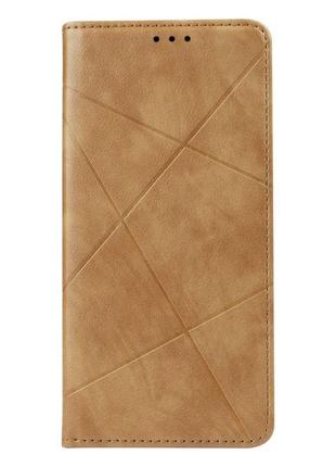 Чехол-книжка business для realme 8 бежевый