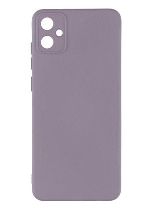 Чохол із рамкою камери silicone cover a samsung galaxy a05 lilac