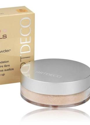 Artdeco mineral powder foundation мінеральна розсипчаста пудра-основа 01 — gentle tan ардеко