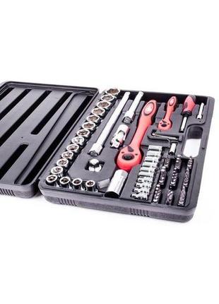 Набор инструмента intertool - 1/4", 1/2" 72 ед. et-6072 6