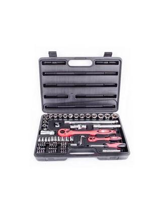 Набор инструмента intertool - 1/4", 1/2" 72 ед. et-6072 8