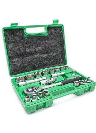 Набор инструмента intertool - 1/2" 21 ед. semipro et-6021sp