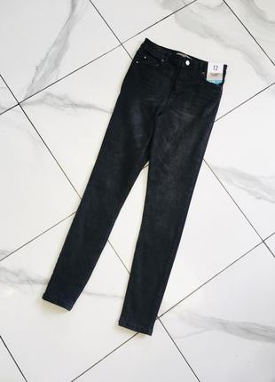 Чорні джинси скіні denim co л