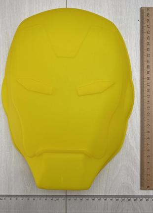 Силиконовая форма для льда шоколада печенья железный человек iron man 23*30см