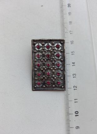 Вiнтажний срiбний кулон, сю2, зiрка 875, дефект