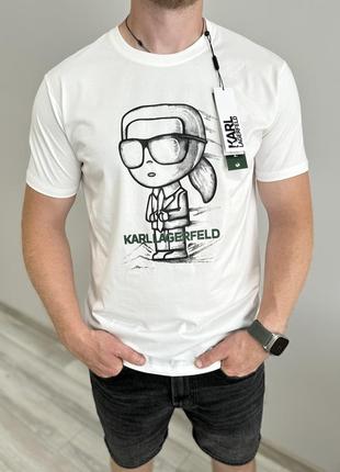 Мужская футболка karl lagerfeld