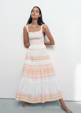 Макси платье zara 38 m