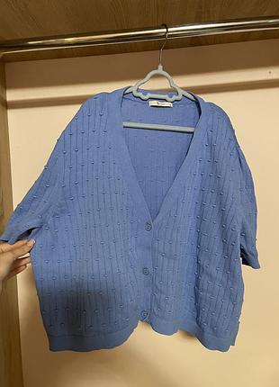 Кардиган коротким рукавом
