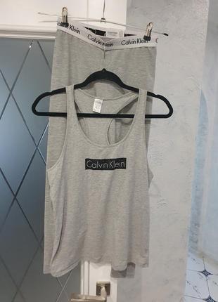 Спортивний комлект лосіни та майка calvin klein