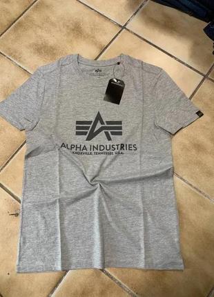 Футболка alpha industries оригінал нова біла літо чоловіча casual