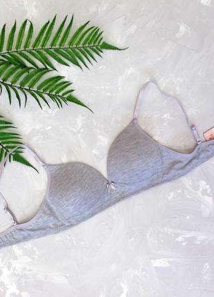 Бюстгальтер подростковый - серый