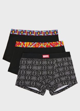 S новые фирменные мужские трусы боксеры боксеры упаковка 3 пары супергерои marvel house brend оригина