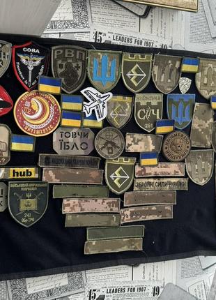 Панель для шевронів патчів і нашивок — стенд для шевронів, патч-бонд велка панель для знаків відмінності
