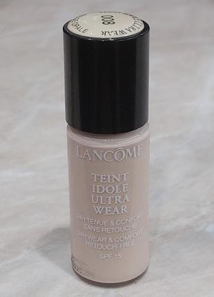 Тональна основа для обличчя lancome teint idole ultra wear 008 beige opale. об'єм 10 ml.