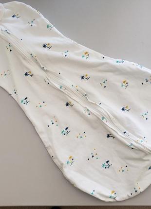 For my baby пелюшка кокон на блискавці новонародженому малюкові дівчинці 0-2м 50-56 см