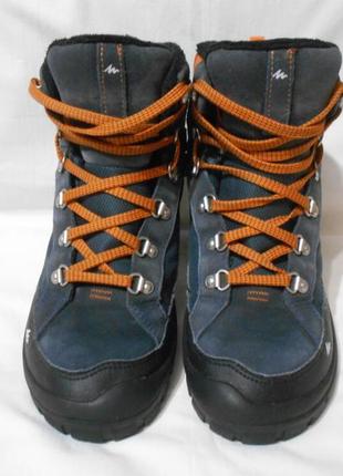 Теплі черевики quechua waterproof р.38.4 фото