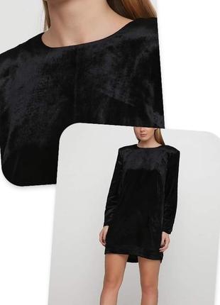 Брендовое красивое бархатное платье h&m этикетка