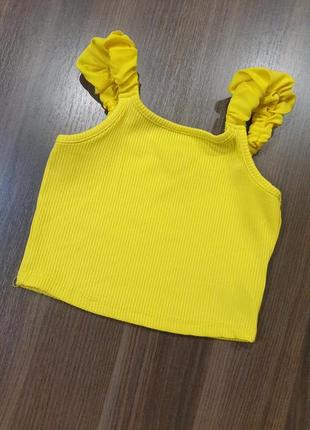 Майка жёлтая river island