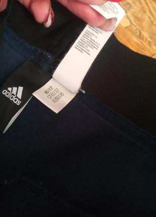 Коттоновые спортивные штаны adidas 7