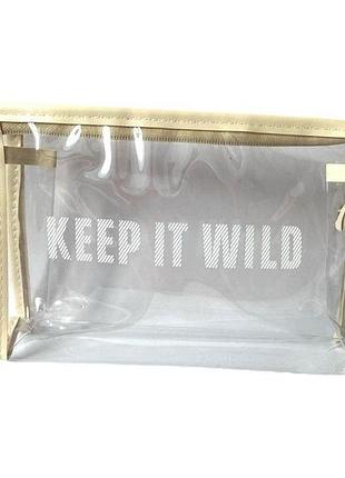 Набор женских косметичек keep it wild #107-3 3 шт (23*15см + 18*12.5 см + 15.5*11.5...