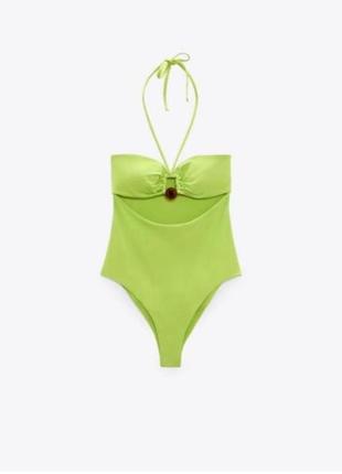 Купальник сдельный zara xs s