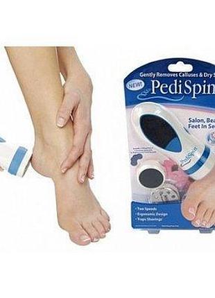 Електрична пемза для педикюру pedi spin, педикюрний набір педі, os3 фото