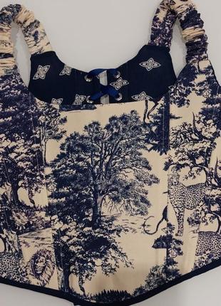 Корсет з оригінальної тканини