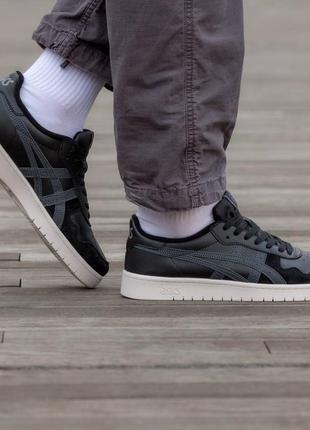 Кроссовки asics black\white