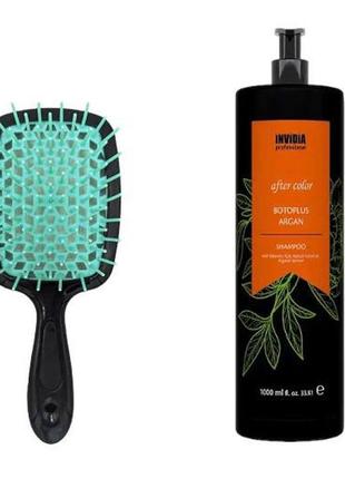 Шампунь invidia botoplus argan shampoo для фарбованого волосся з аргановою олією