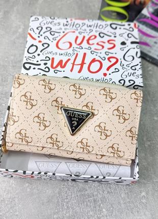 Кошелек guess meduim конверт молочный