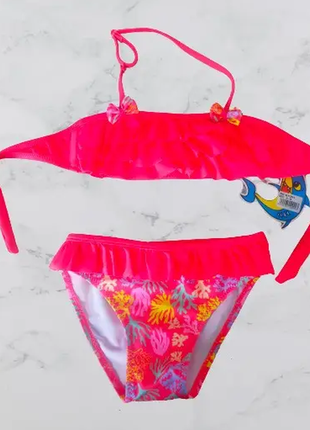 Купальник для дівчаток рюші teres 4 кольори 351шд