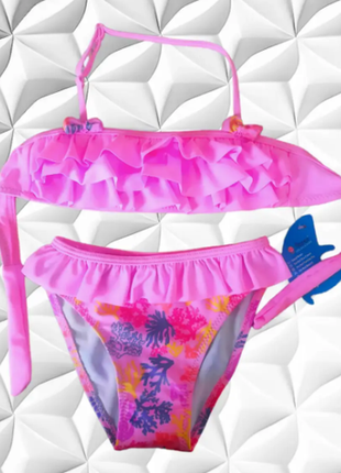 Купальник для дівчаток рюші teres 4 кольори 351шд